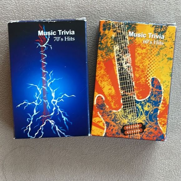 MUSIC TRIVIA Playing cards (2 decks - 60’s & 70’s) - Picture 8 of 10